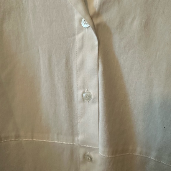 S by Serena Williams White Button Down Button Up Shirt New with Tags - 2XL - Picture 4 of 16